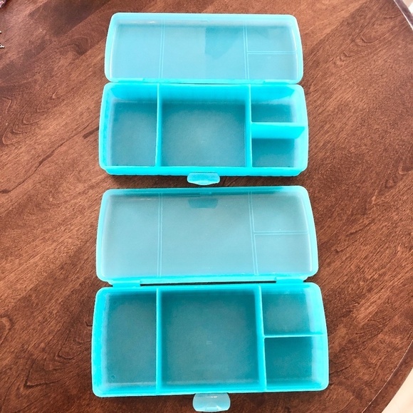 Tupperware, Container, Divided, Lunch N' Things, Box, Set of 2, Nice Condition - Picture 1 of 14